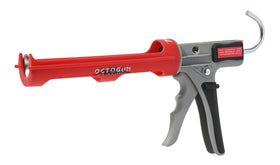 Newborn Octogun 208D drip-free caulk gun for clean, precise bead application.