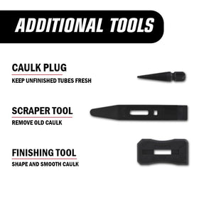 Seal puncture tool pierces inner seals for immediate usability.