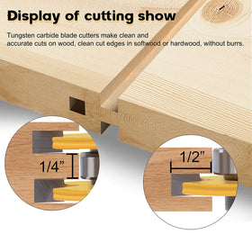 Newdeli anti kickback 3‑teeth T‑shape design promotes safer routing.