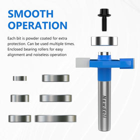 Newdeli biscuit-slot and groove cutter supports quick cabinet and furniture assembly.