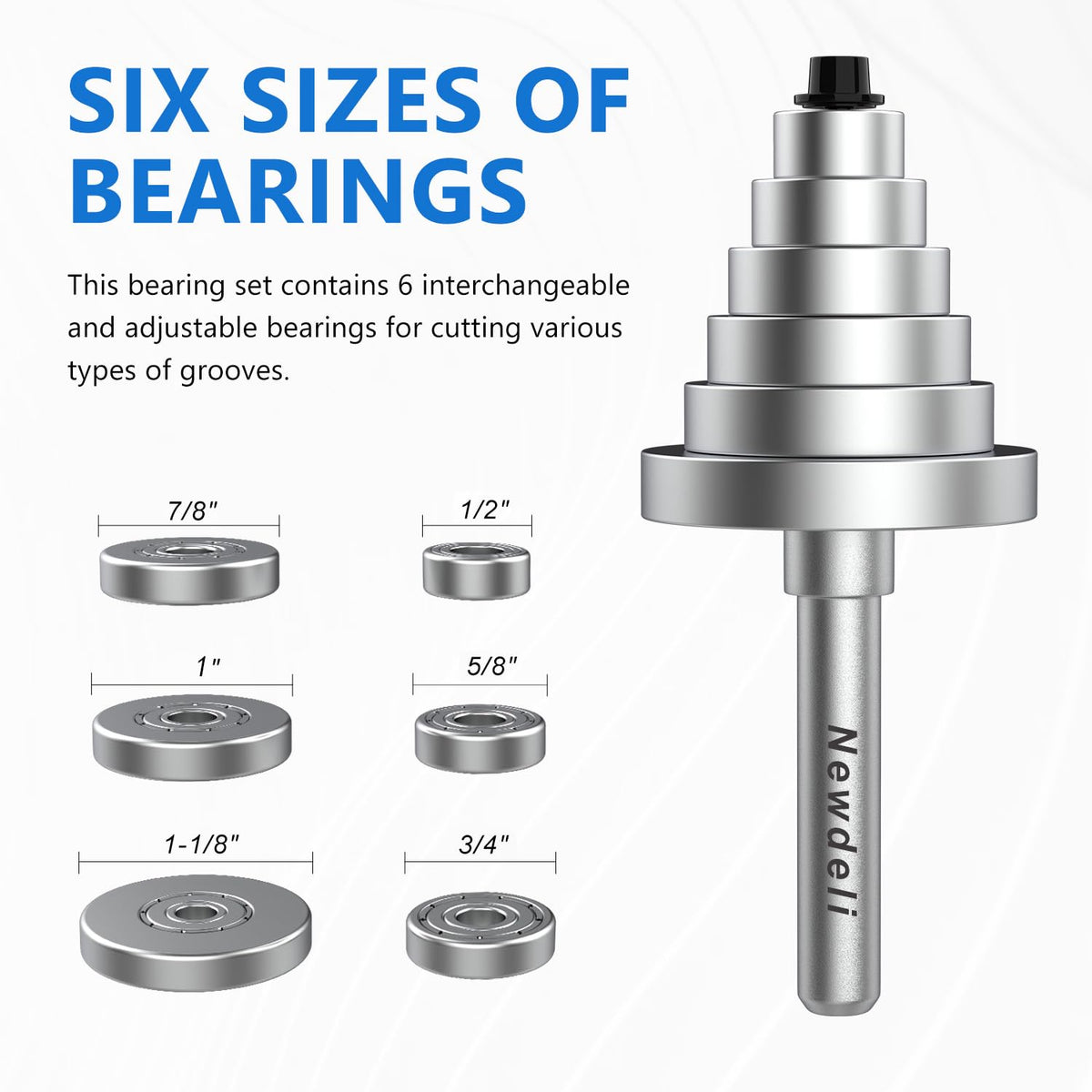 Newdeli YG8 carbide blade delivers sharp, reliable cuts for smooth rabbets.
