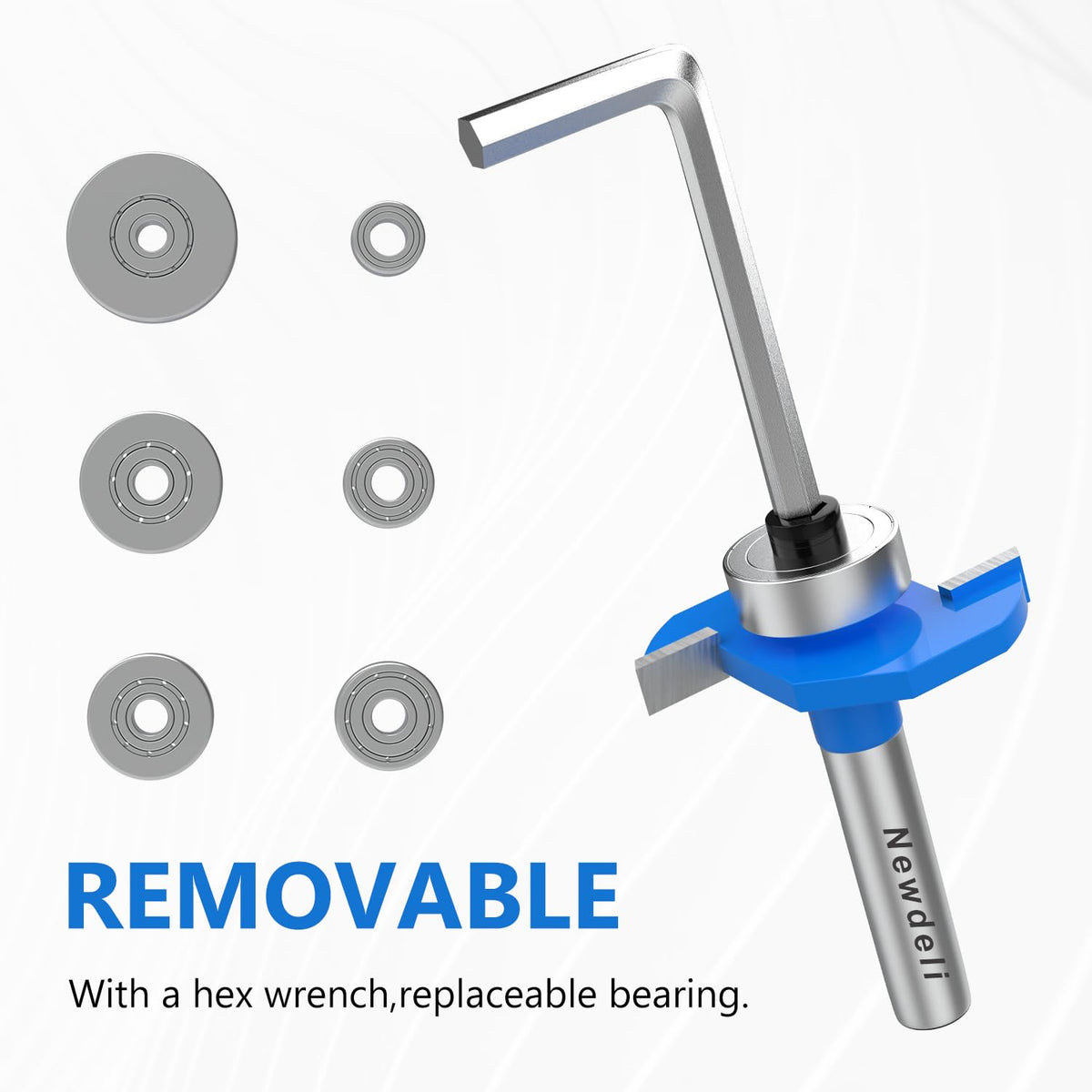 Newdeli uses proper clamping and controlled feed for clean cuts.
