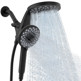 Newfinde high-pressure rain shower head delivers a full-body rainfall experience.