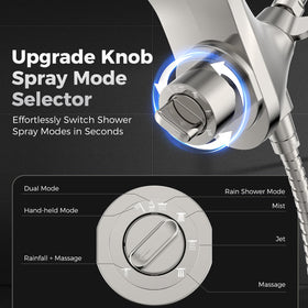 Newfinde rain head chrome finish emphasizes durable, glossy look