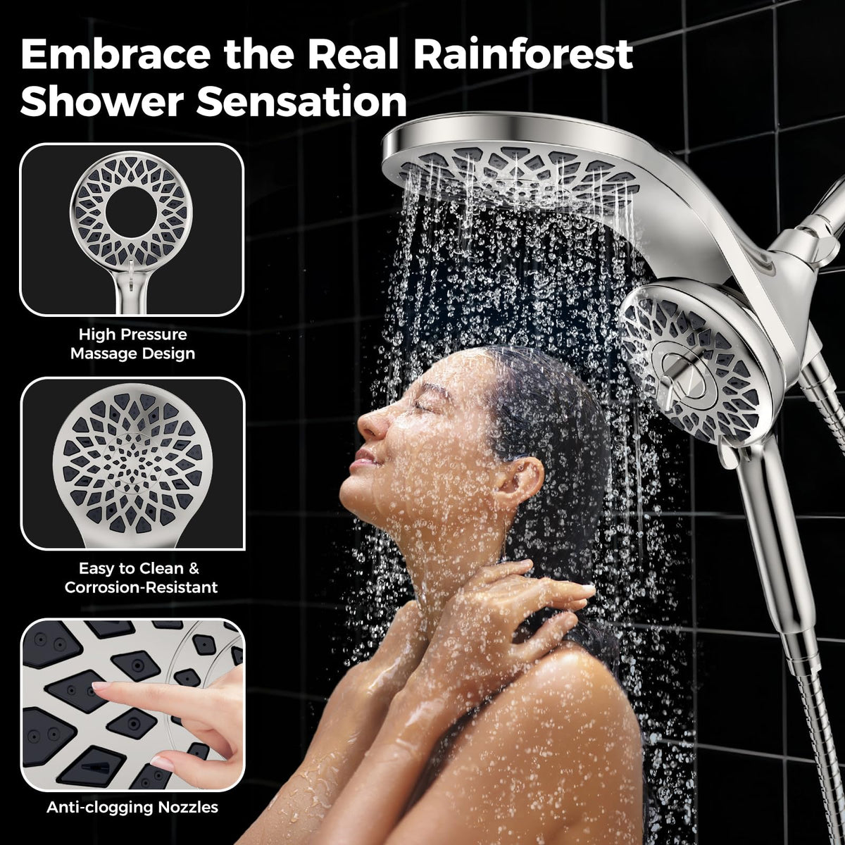 Newfinde self-cleaning silicone nozzles resist buildup for easy maintenance