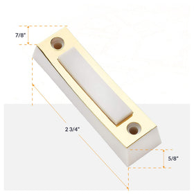 Newhouse CKIT1 front lighted push button for nighttime visibility at entry