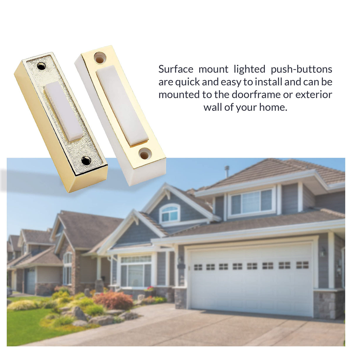 Newhouse CKIT1 ready-to-install kit for standard wired doorbell projects