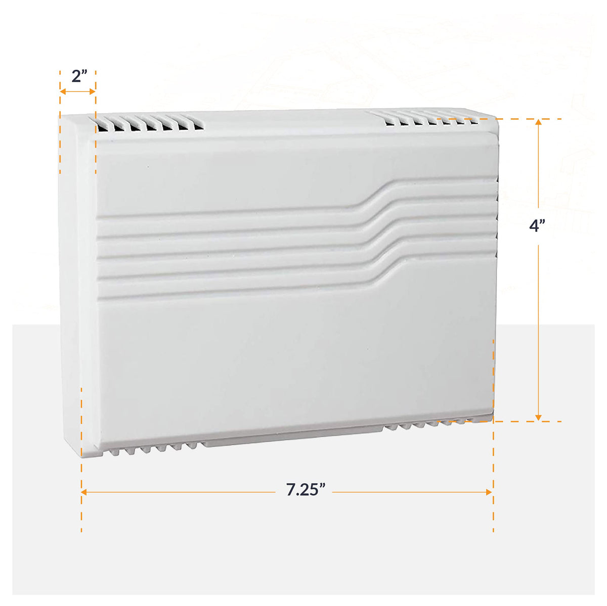 Newhouse CKIT1 rear door chime differentiates entrances clearly, even from the back