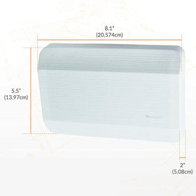 Newhouse CHM3D textured white finish complements modern interiors