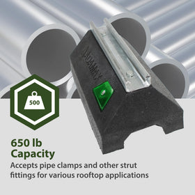 Newhouse Electric Adamax RTS14-10 galvanized steel strut provides rugged corrosion resistance.