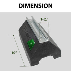 Newhouse Electric Adamax RTS14-10 water channel design helps shed rain and debris.