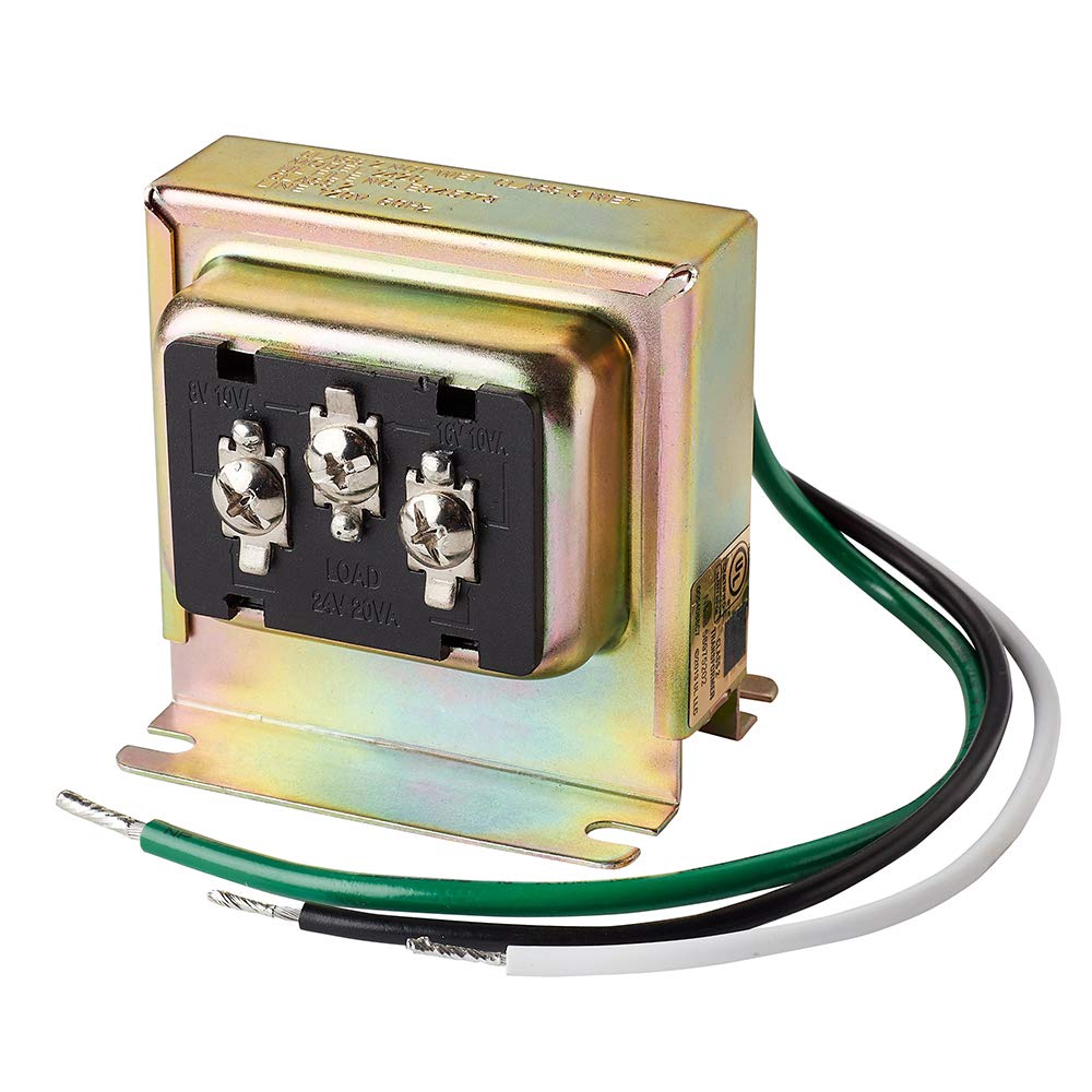 Newhouse Hardware 3TRAN transformer front view shows compact design for doorbell installs