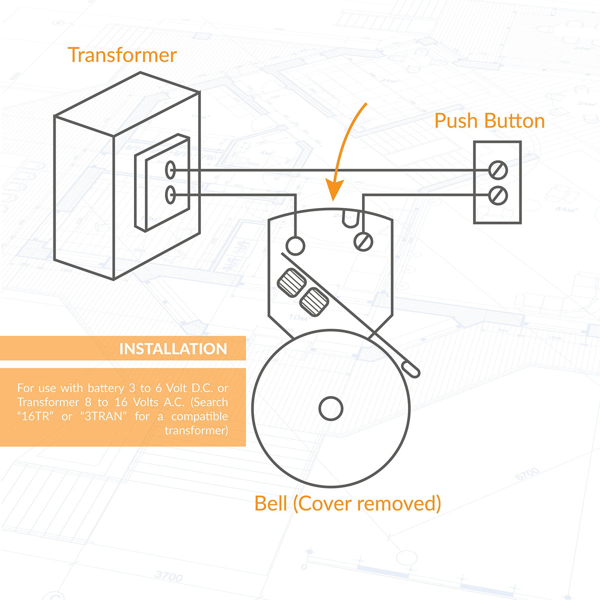 Newhouse Hardware door bell with visible brand label aids quick compatibility checks.