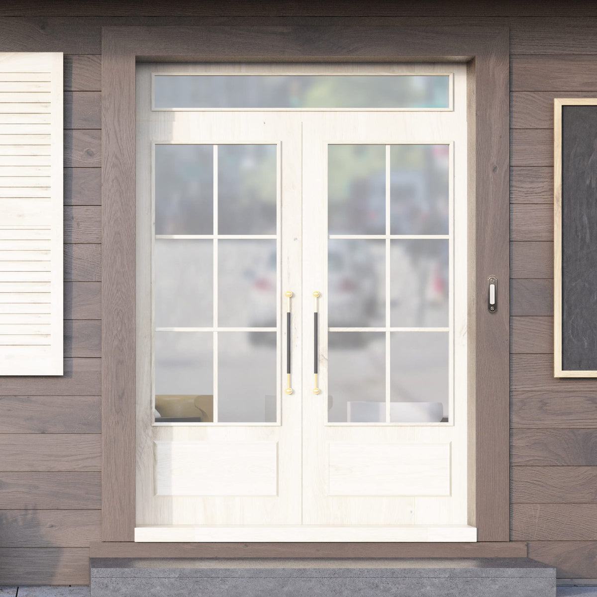 Newhouse doorbell button durable metal construction for long-lasting use.