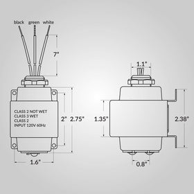 Newhouse Hardware threaded hub mount enables secure, professional installation on a junction box.