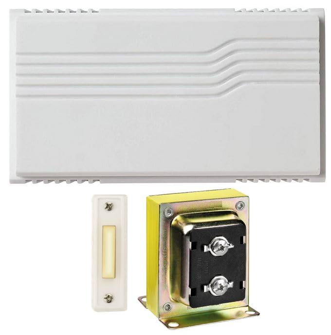 Newhouse Hardware two-note chime mounted at the front door for clear visitor alerts.