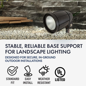 Newhouse Lighting MPOST17 durable ABS construction for outdoor mounting