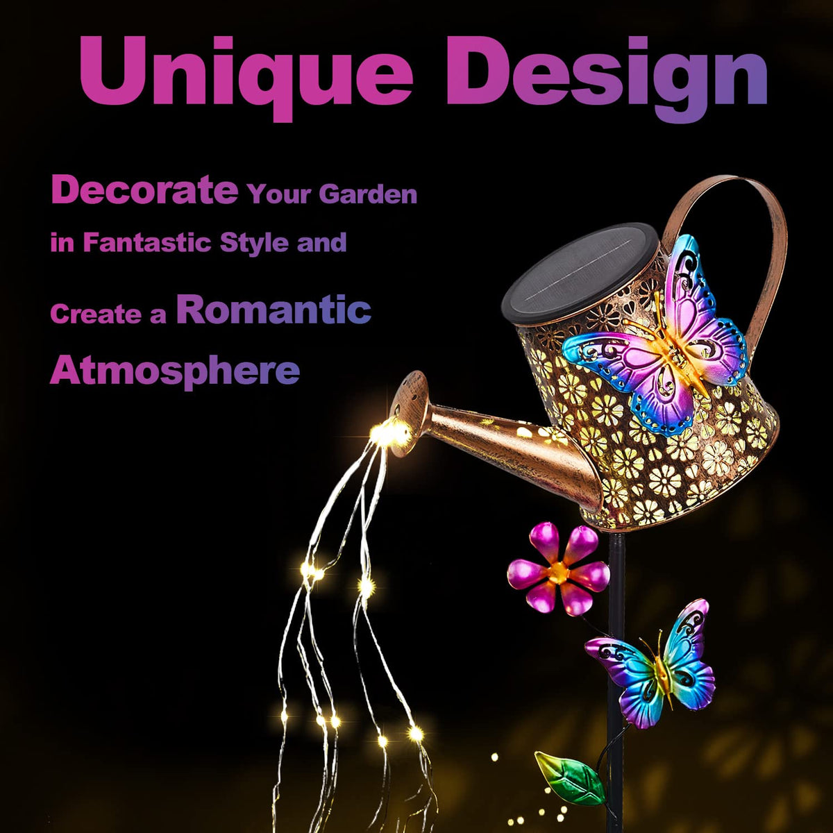 Newinhome Christmas garden yard decor light sparks festive curb appeal.