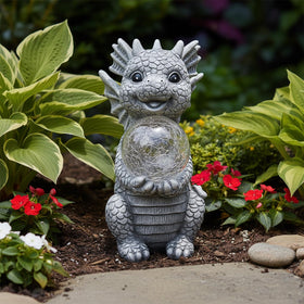 Newinhome dragon porch decor creates magical garden accents.