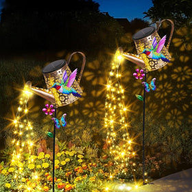Newinhome solar powered lights provide energy-efficient ambient glow.