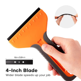 NEWISHTOOL ergonomic anti-slip handle enhances control during precision scraping.