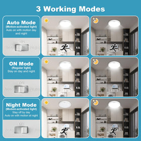 NEWKAZ ceiling light 3000K warm white setting for cozy spaces