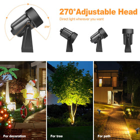 NEWKAZ IP65 waterproof rating keeps lights functional in rain.
