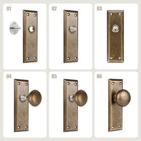 newliplace packaging with two-pack dummy knobs for easy setup.