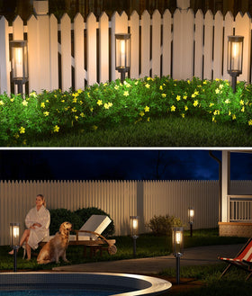NEWMESSI auto on/off sensor delivers hands-free operation at dusk and dawn.
