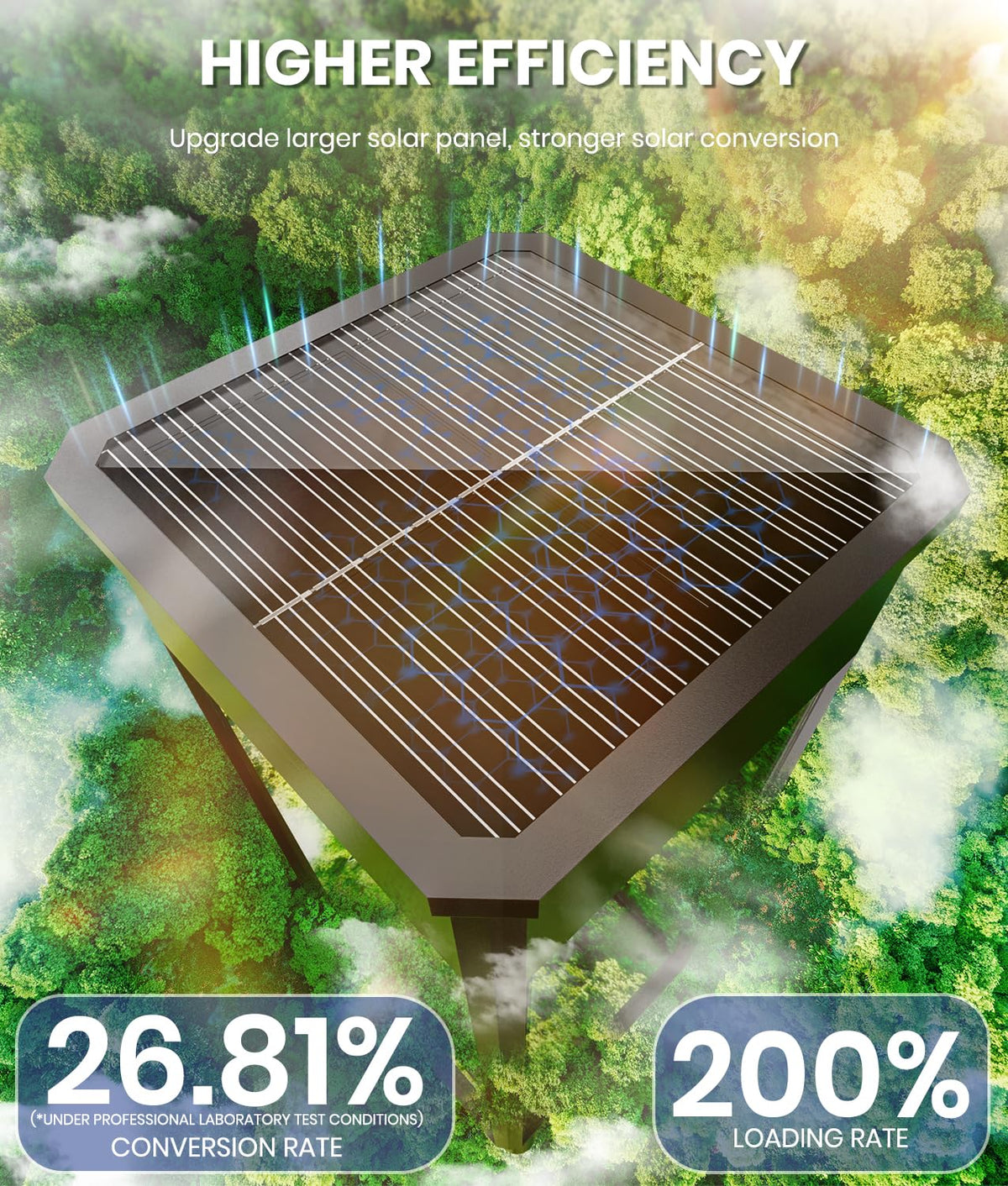 NewMESSI bright solar pathway light side angle for garden edge lighting