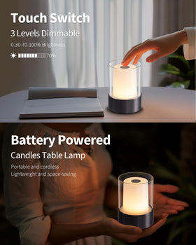 NEWSEE cordless table lamp providing ambient light for living spaces