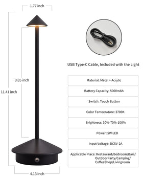 NEWSEE metal body with electroplated finish maintains a sleek look.