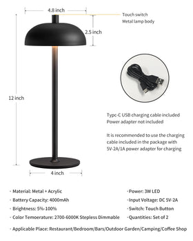NEWSEE white finish table lamp complements modern bedside and desk setups