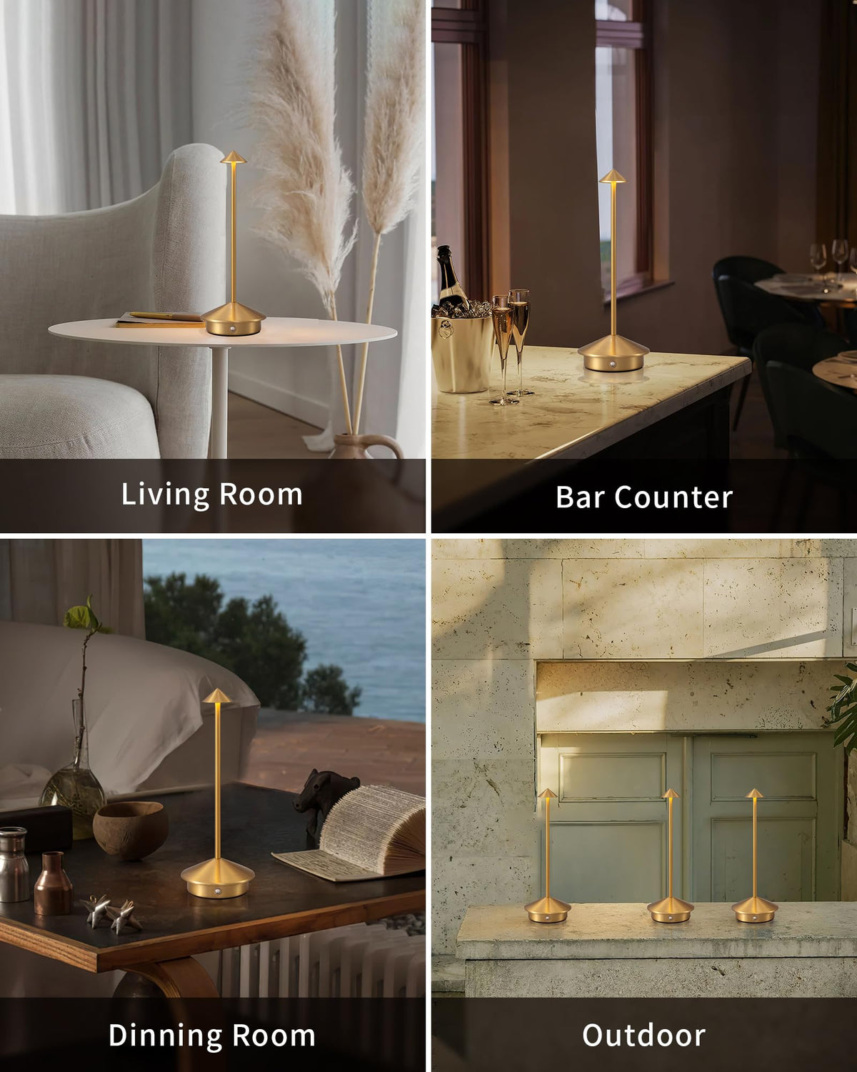 NEWSEE portable lamp suitable for bedroom and camping setups.