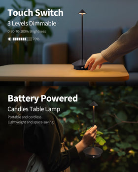 NEWSEE touch control enables quick brightness adjustments.
