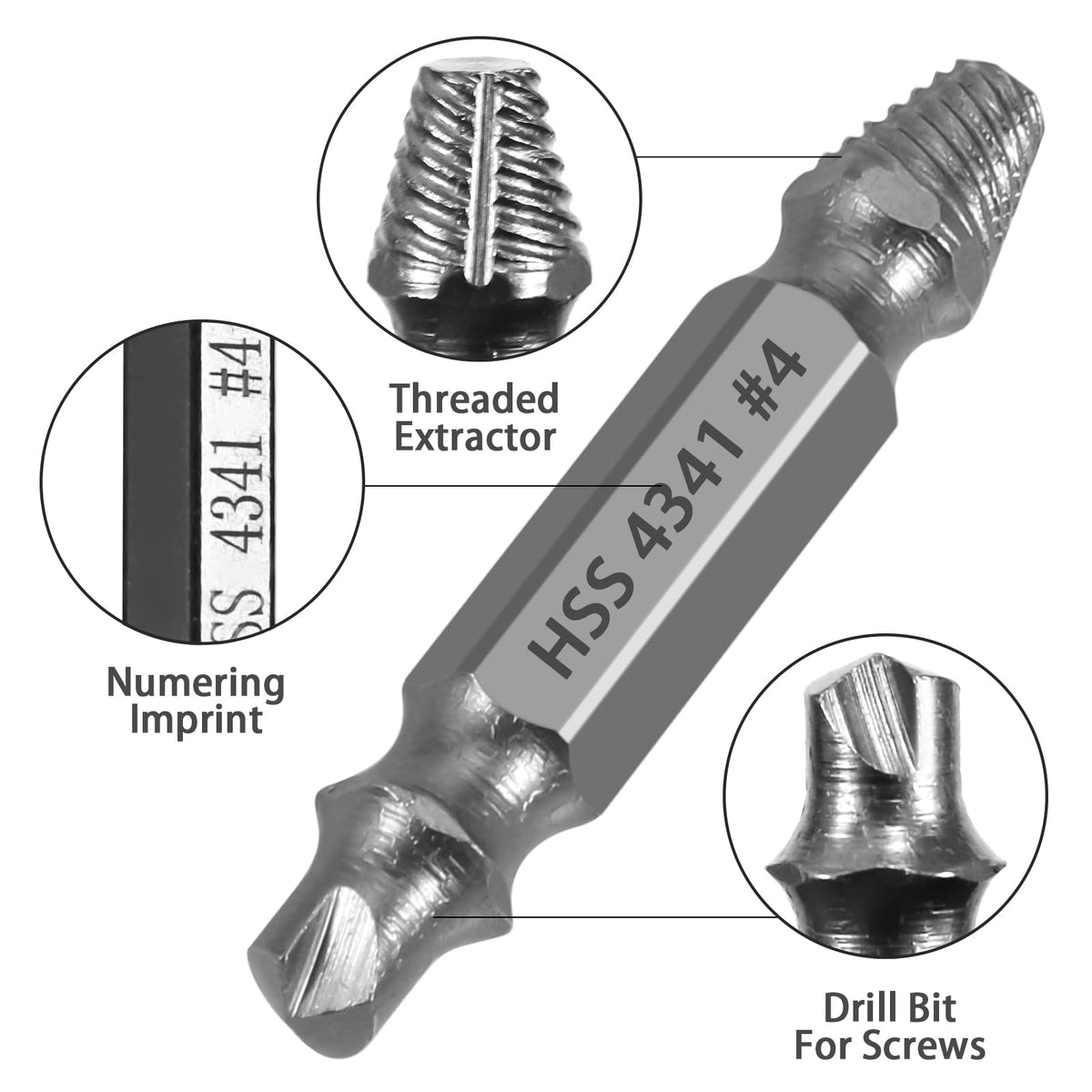 Newte screw extractor ideal for furniture restoration tasks.