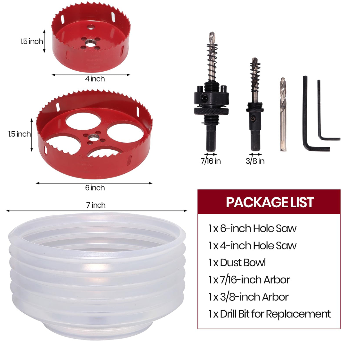Nexigins arbor with accessories enables quick, precise hole prep