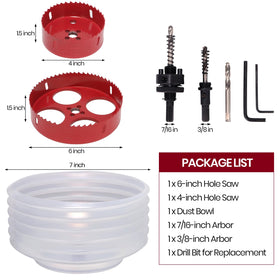 Nexigins arbor with accessories enables quick, precise hole prep