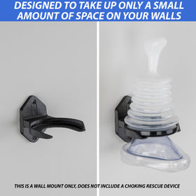 NexisN installation combines screws and adhesive strips for versatile mounting.