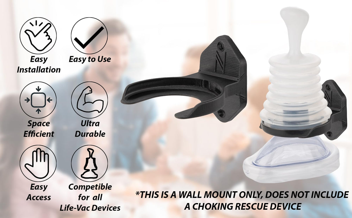 NexisN wall-mount keeps emergency gear visible and within reach.