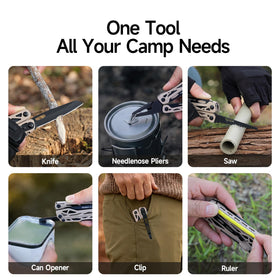 NexTool Camper CP10 pocket clip keeps the tool accessible