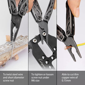 NEXTOOL Nextool EDC multitool with nail file for quick maintenance.