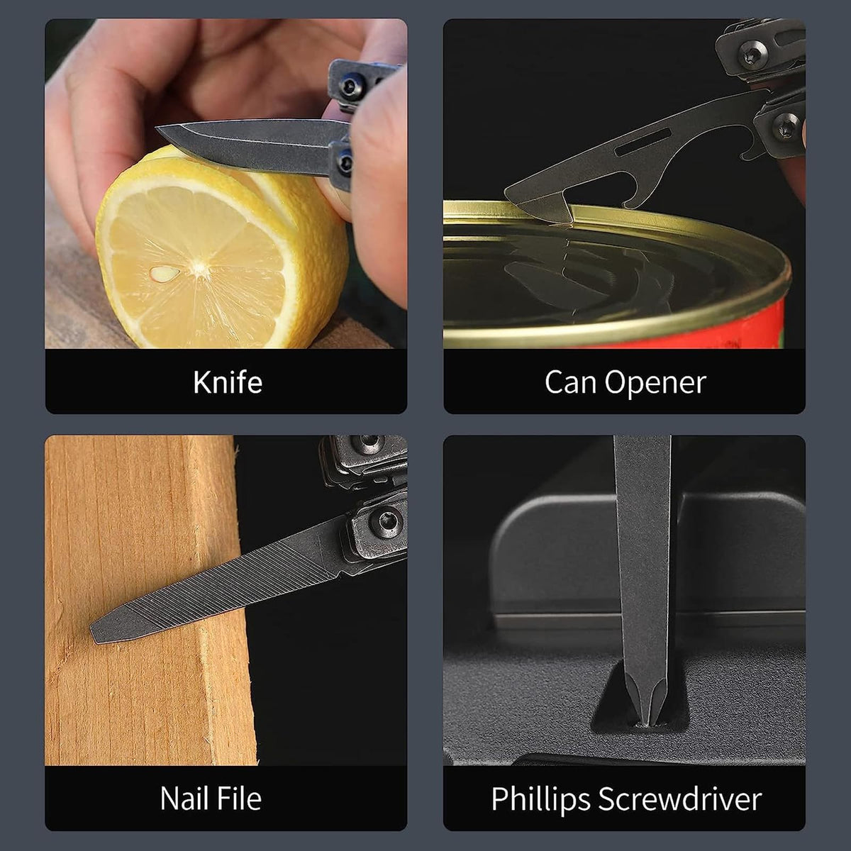 NEXTOOL Nextool EDC multitool with screwdriver for small fixes.