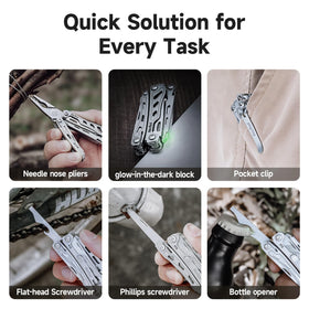 NexTool F12 mini bottle opener with pocket clip for easy access