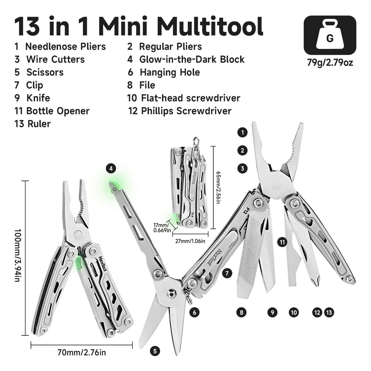 NexTool F12 mini file for smooth surfaces during DIY
