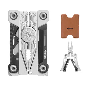 NEXTOOL wallet multitool with pliers for quick field fixes.