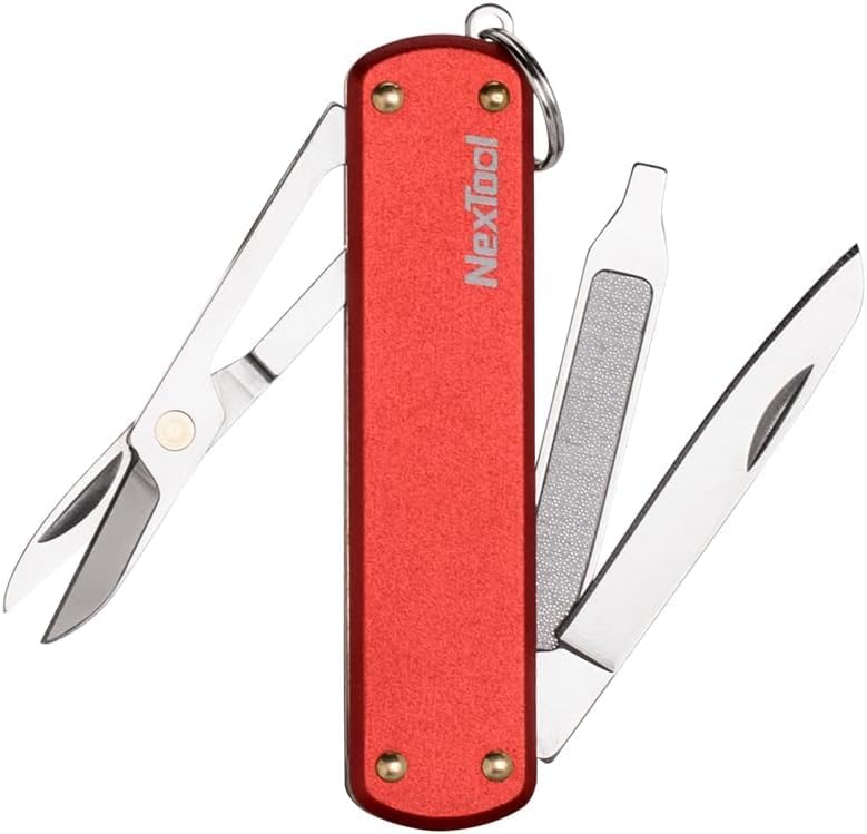NexTool keychain knife with 5-in-1 design for easy daily carry.