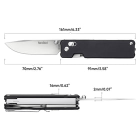 NEXTOOL Knight K30 G10 handle offering secure comfortable grip