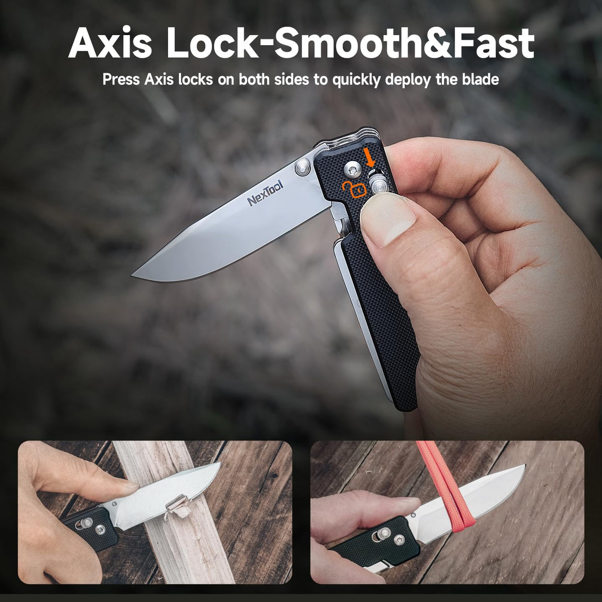Knight K30 serrated scissors capable of tough material cuts