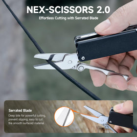 Knight K30 tweezers, file, and awl for versatile maintenance